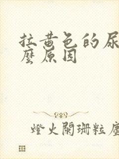 拉黄色的尿是什么原因