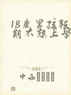 18岁男孩叛逆期不想上学怎么办