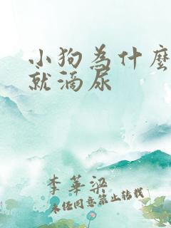 小狗为什么一抱就滴尿