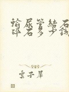 输尿管结石软镜碎石多少钱