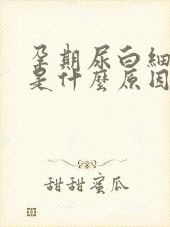 孕期尿白细胞高是什么原因