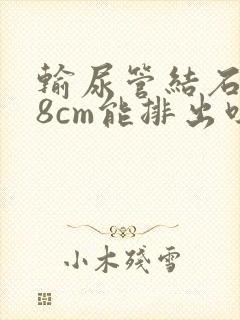 输尿管结石0.8cm能排出吗