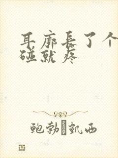 耳廓长了个包一碰就疼