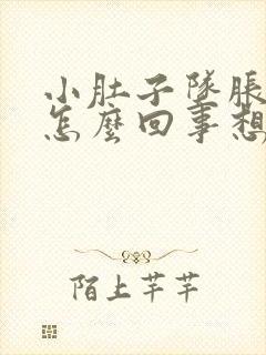 小肚子坠胀感是怎么回事想大便