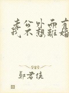 老公外面有人了我不想离婚该怎么办