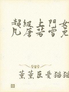 超级上门女婿叶凡唐若雪免费阅读