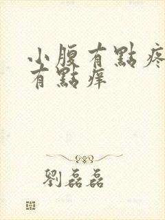 小腹有点疼下面有点痒