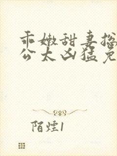 乖嫩甜妻总裁老公太凶猛免费阅读