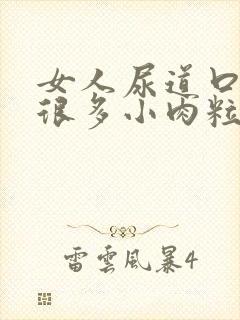 女人尿道口起了很多小肉粒