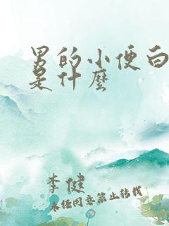 男的小便白色的是什么