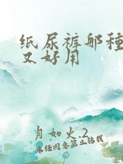 纸尿裤那种便宜又好用