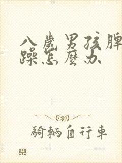 八岁男孩脾气暴躁怎么办