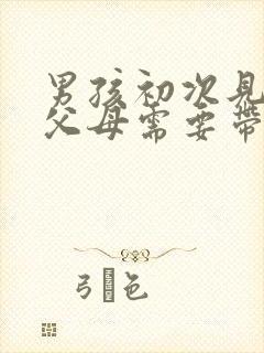 男孩初次见女孩父母需要带什么礼物