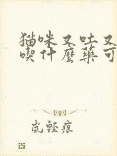 猫咪又吐又拉稀吃什么药可以