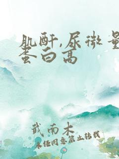 肌酐,尿微量白蛋白高