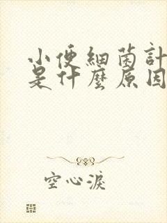 小便细菌计数高是什么原因