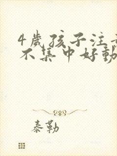 4岁孩子注意力不集中好动怎么办