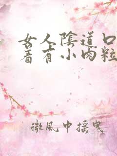 女人阴道口痒摸着有小肉粒