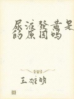 尿液发黄是上火的原因吗