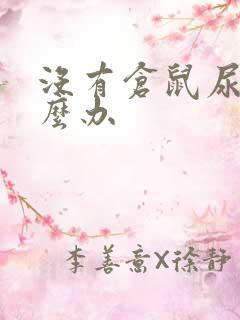 没有仓鼠尿沙怎么办