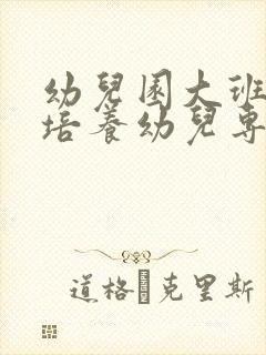 幼儿园大班如何培养幼儿专注力