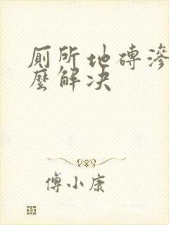 厕所地砖渗水怎么解决