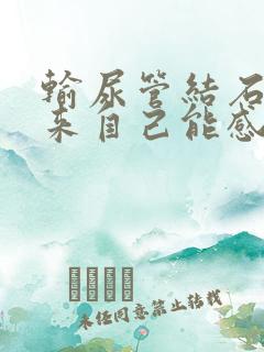 输尿管结石排出来自己能感觉到吗