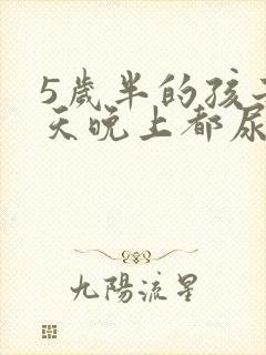 5岁半的孩子每天晚上都尿床是什么问题