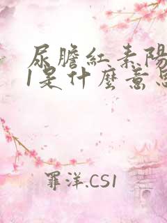 尿胆红素阳性+1是什么意思