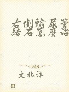 右侧输尿管下段结石怎么治疗