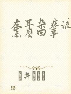 左耳朵疼流水是怎么回事