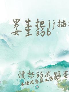 男生把jj插进女生的b