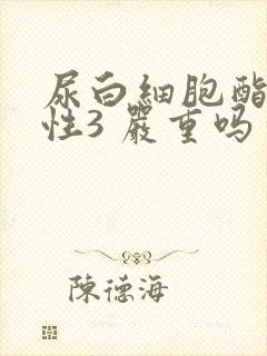 尿白细胞酯酶阳性3 严重吗