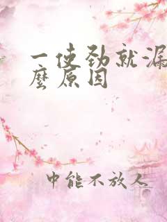 一使劲就漏尿什么原因