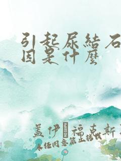 引起尿结石的原因是什么