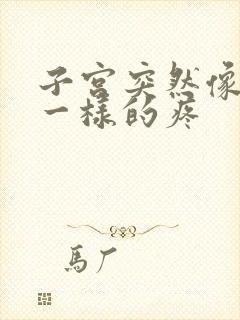 子宫突然像撕裂一样的疼