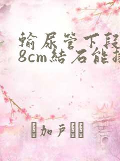 输尿管下段0.8cm结石能排出吗