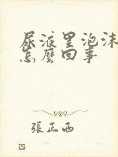 尿液里泡沫多是怎么回事