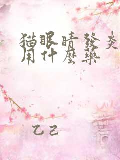 猫眼睛发炎流脓用什么药