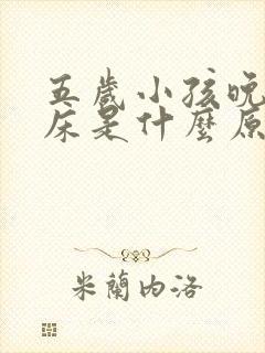 五岁小孩晚上尿床是什么原因