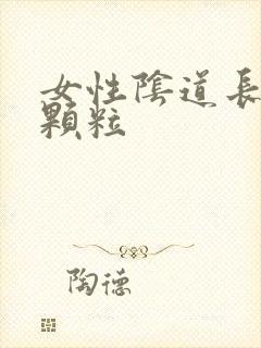 女性阴道长红色颗粒