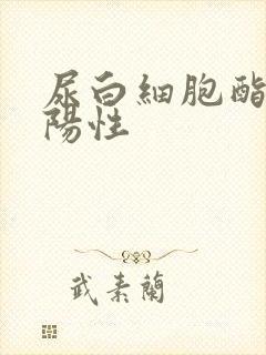 尿白细胞酯酶 阳性