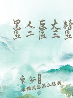 黑人巨大精品一区二区三区免费