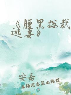 《腹黑总裁的小逃妻》