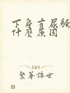 下身有尿骚味是什么原因