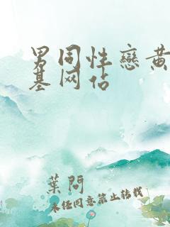 男同性恋黄色搞基网站