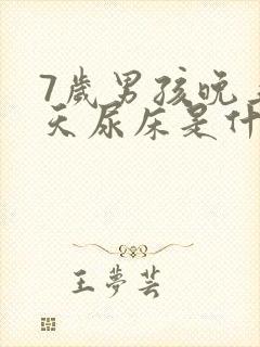 7岁男孩晚上天天尿床是什么原因