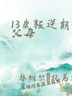 13岁叛逆期打父母