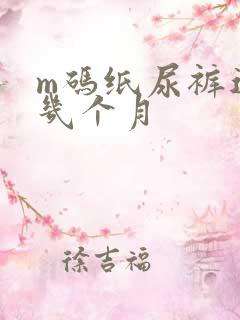 m码纸尿裤适合几个月