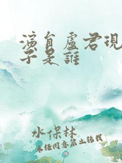 演员卢君现任妻子是谁